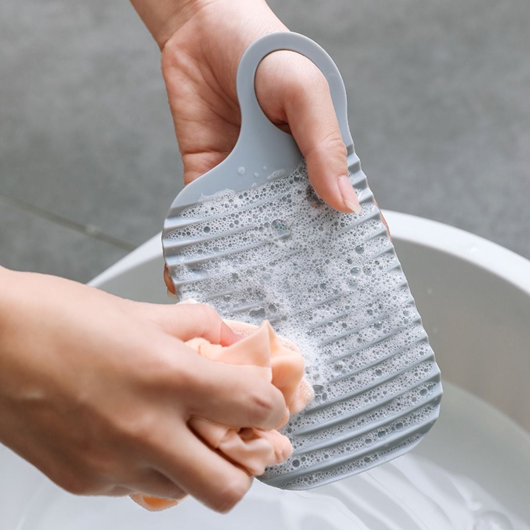 1pc Household Thickened Plastic Washboard view 4