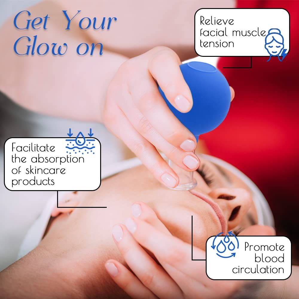4 PCS Glass Facial Cupping Set view 2