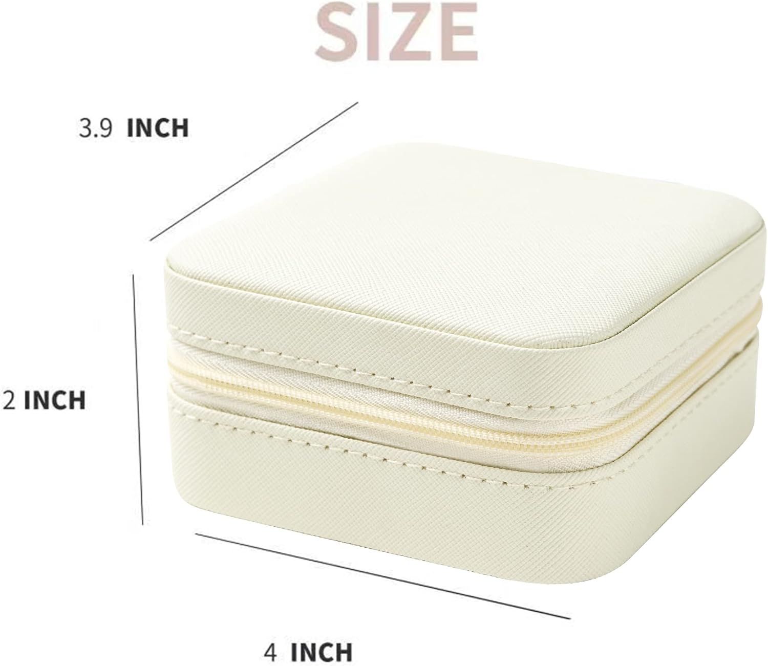 Travel jewelry case Travel jewelry box Travel Jewelry Organizer Small Jewelry — image 1