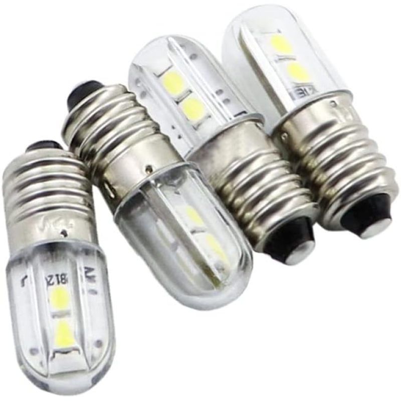 Pack of 10，E10 Led Bulb 120vac Or dc Super Bright 100lumens Indicator Light view 4