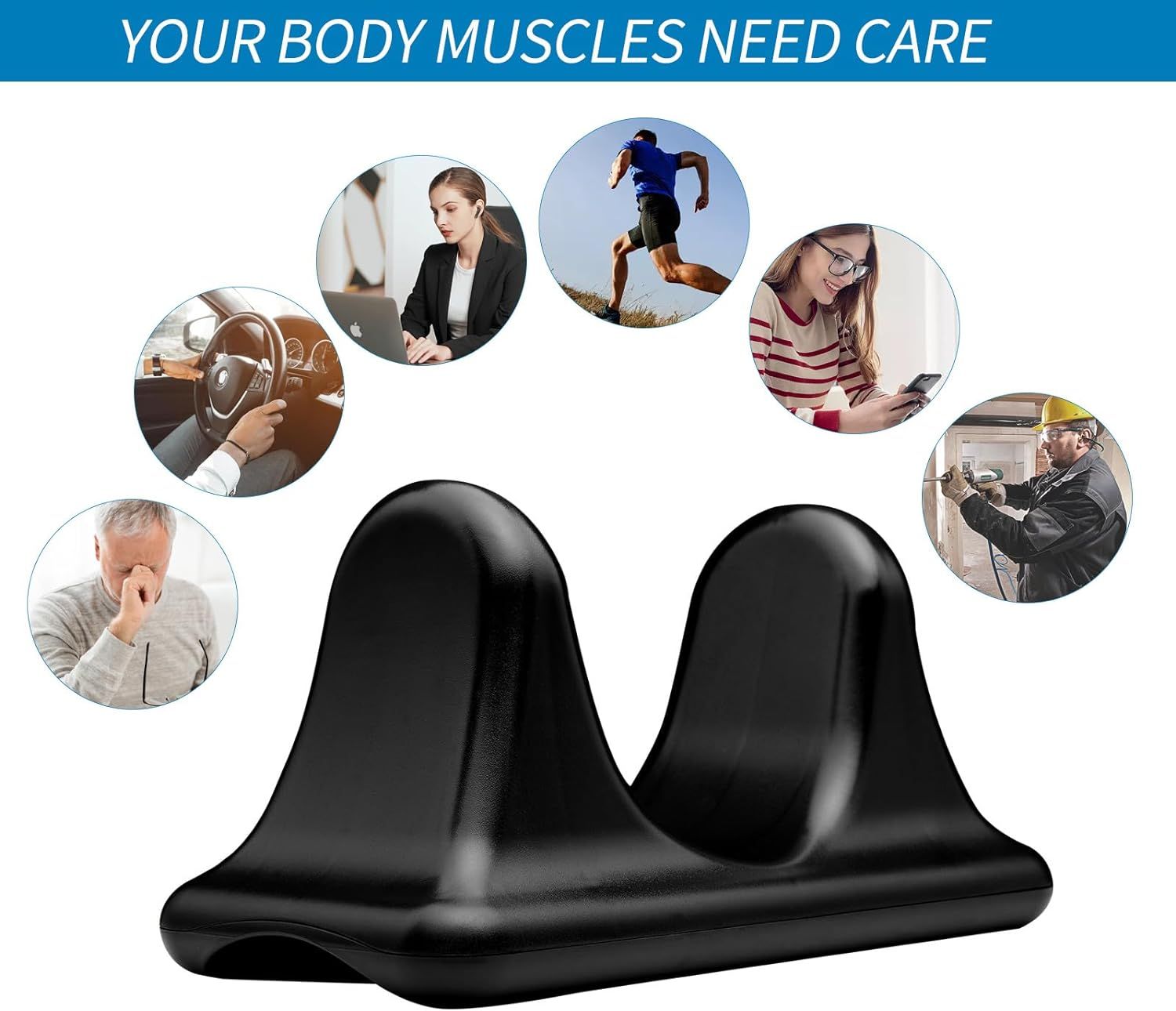 Muscle Release Tool, Self Deep Tissue Massager for , Back, Neck, Hip Flexor view 4