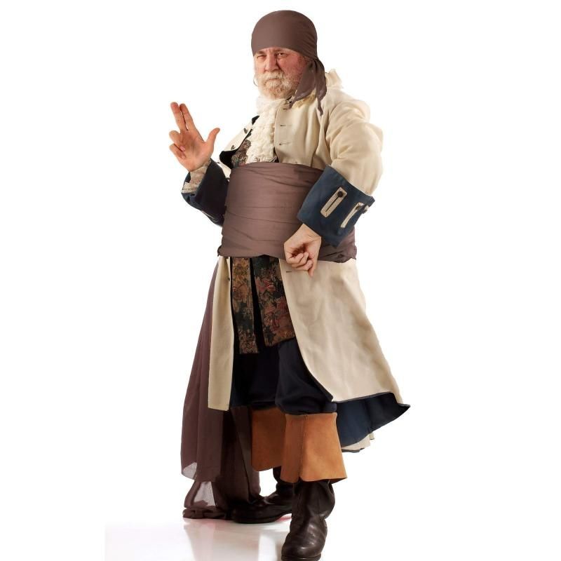 Pirate Costume Men Women Pirate Head Scarf Hat Accessories Pirate Sash Belt