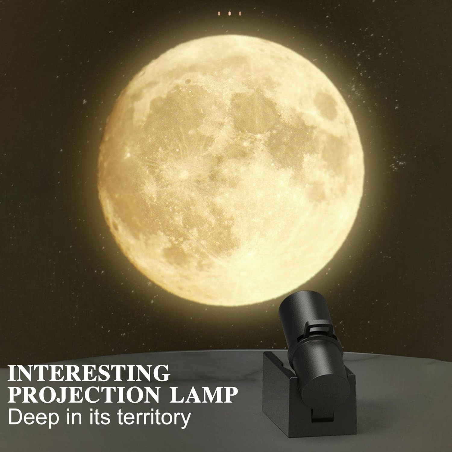 Earth Moon Projection Lamp view 2