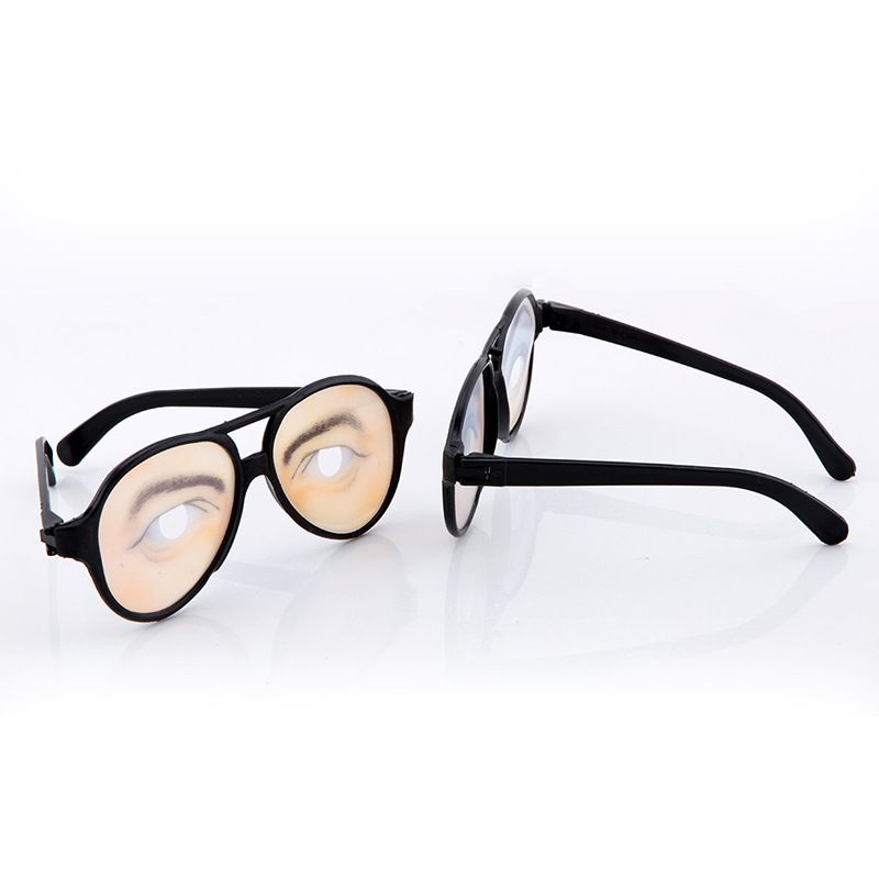 Halloween Trick Toy Male Female Funny Eyes Glasses Prank Disguise Eyeglass view 2