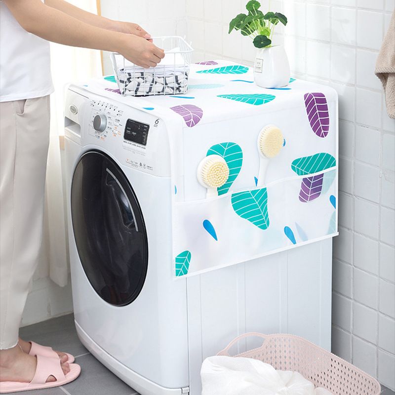 Refrigerator Fridge Cover Multifunctional Protector with Storage Bags for Home view 2