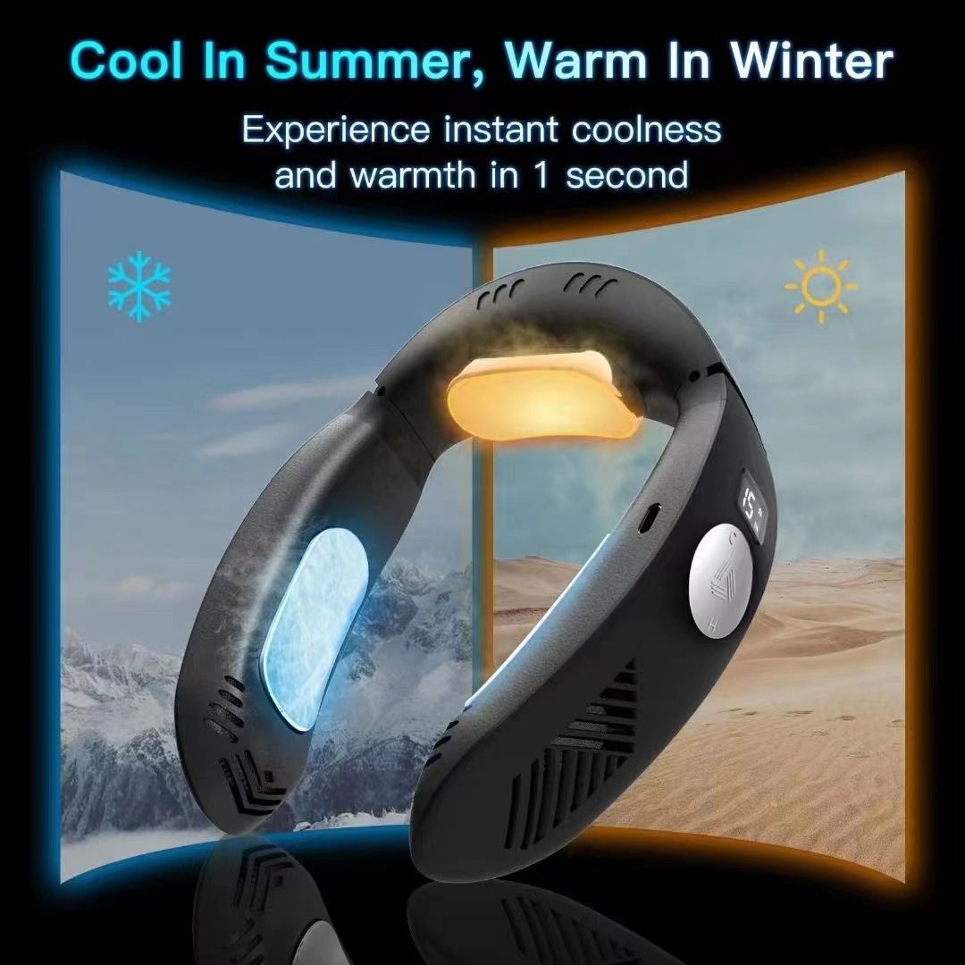 Space Heater Indoor Portable Fan Air Cooler Hanging Neck Fan Neckband Mobile view 4