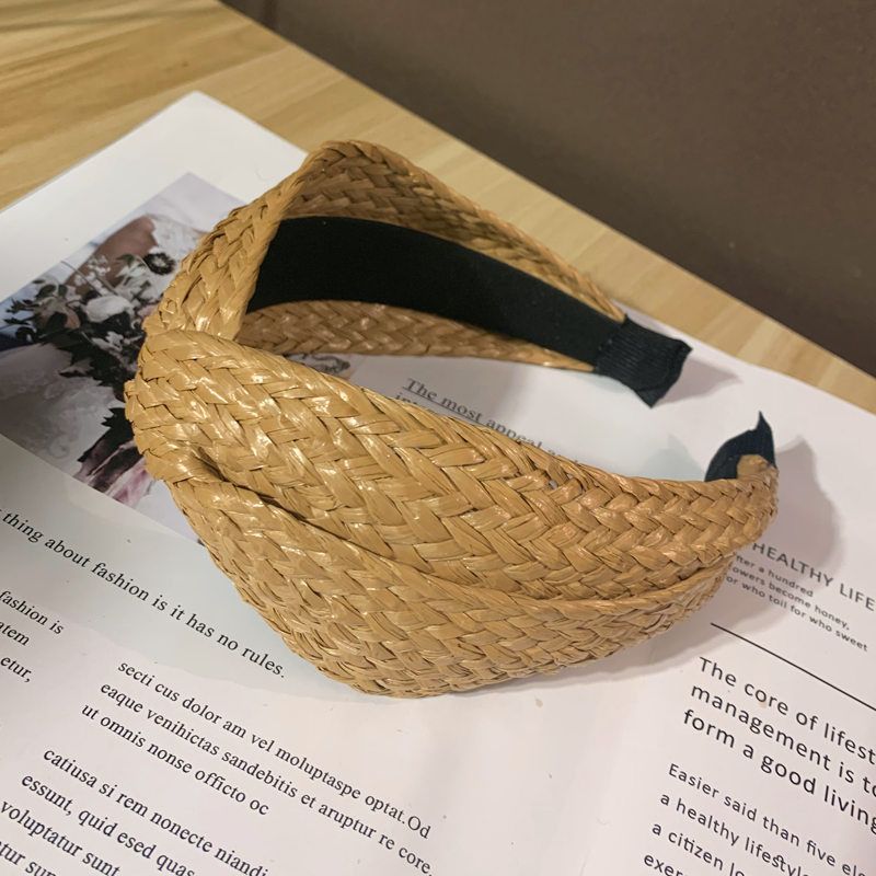 Headbands for Women Straw Knotted Headbands view 2