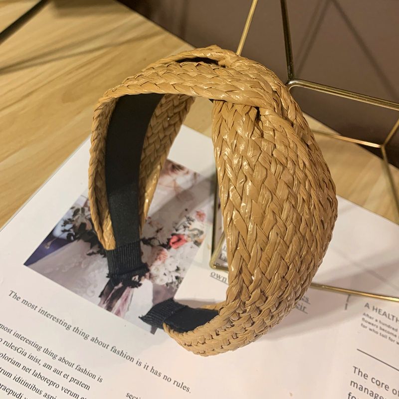 Headbands for Women Straw Knotted Headbands view 4