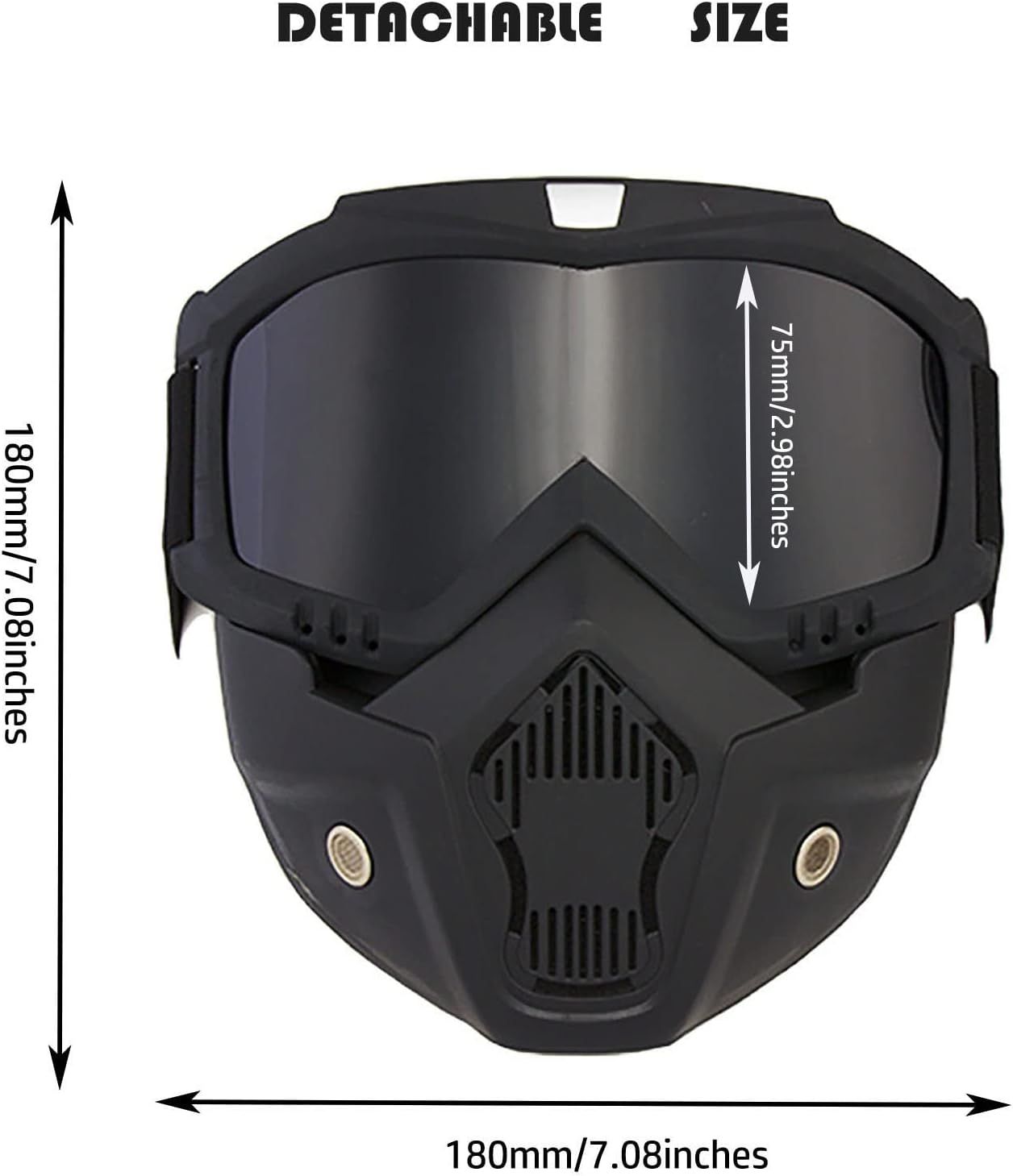 Tactical Skull Mask Full Face Mask view 3