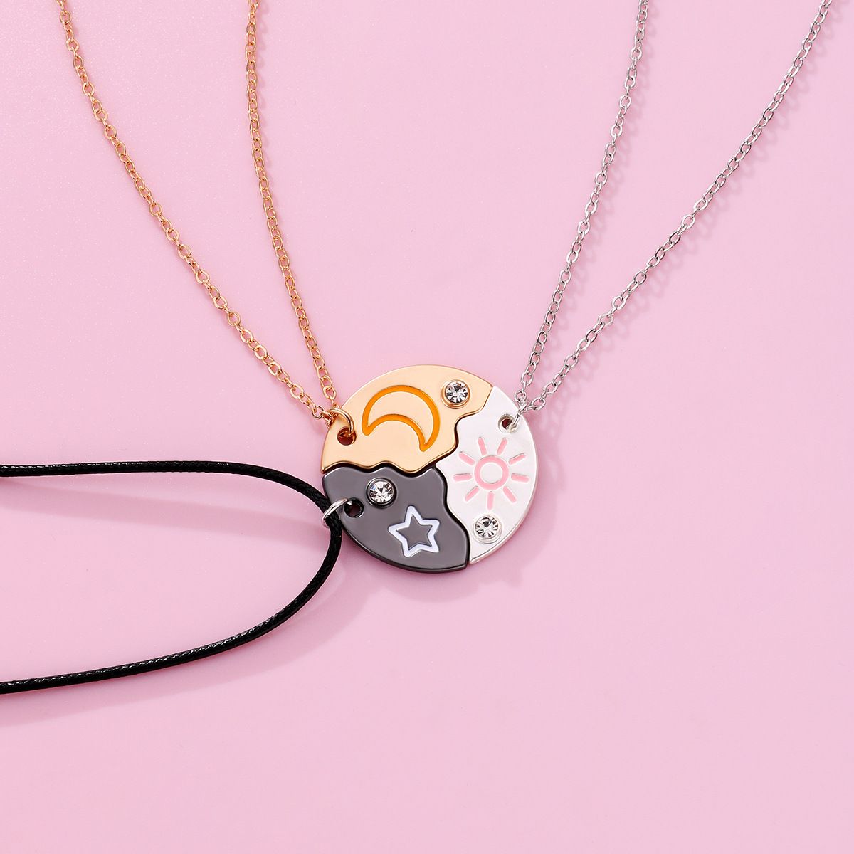 Necklace Heart Necklace for 3 Best Friend Necklaces Sister Friendship Jewelry view 2