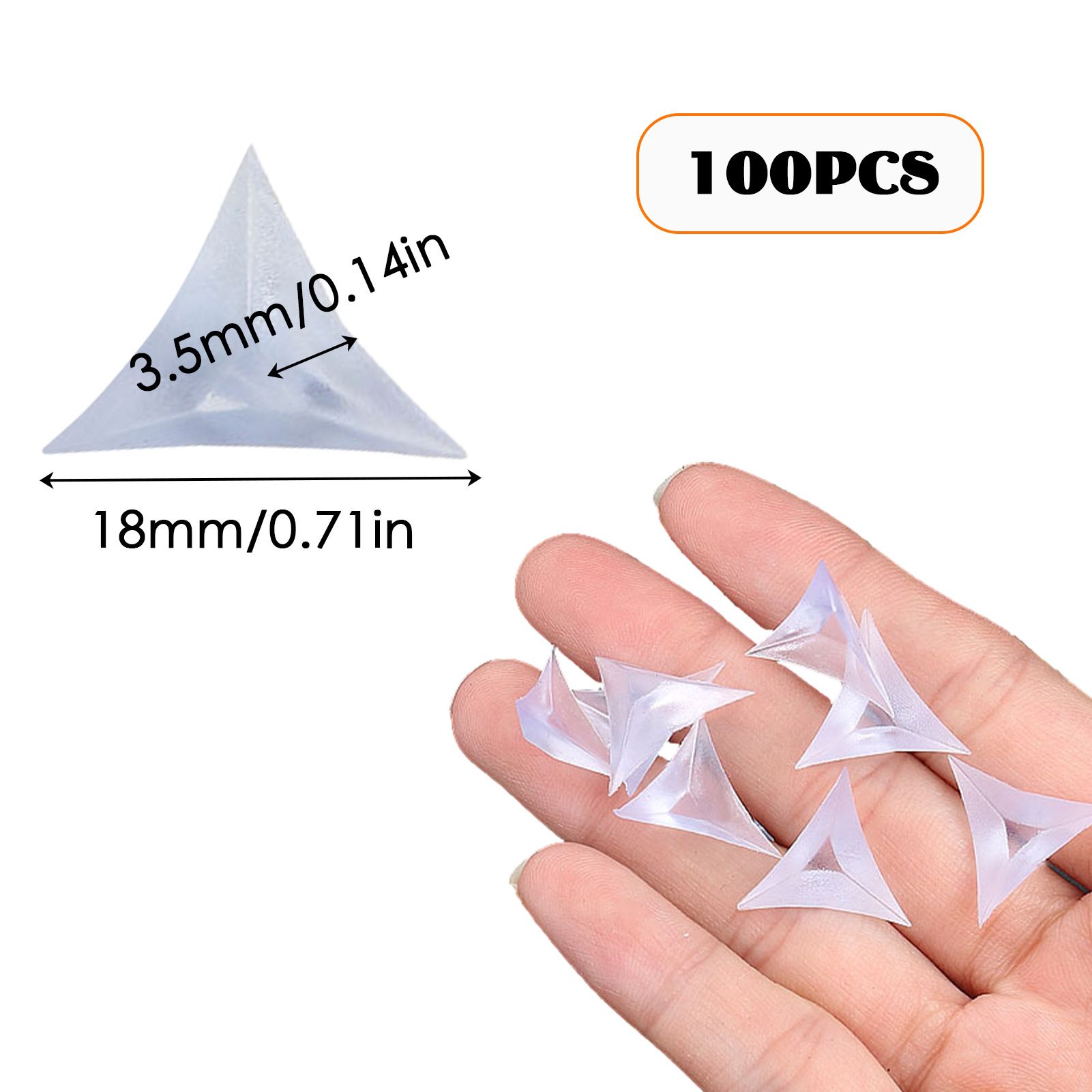 100x Stair Dust Corners, Table Corner, Corner Protector, Decorative Corner for view 2