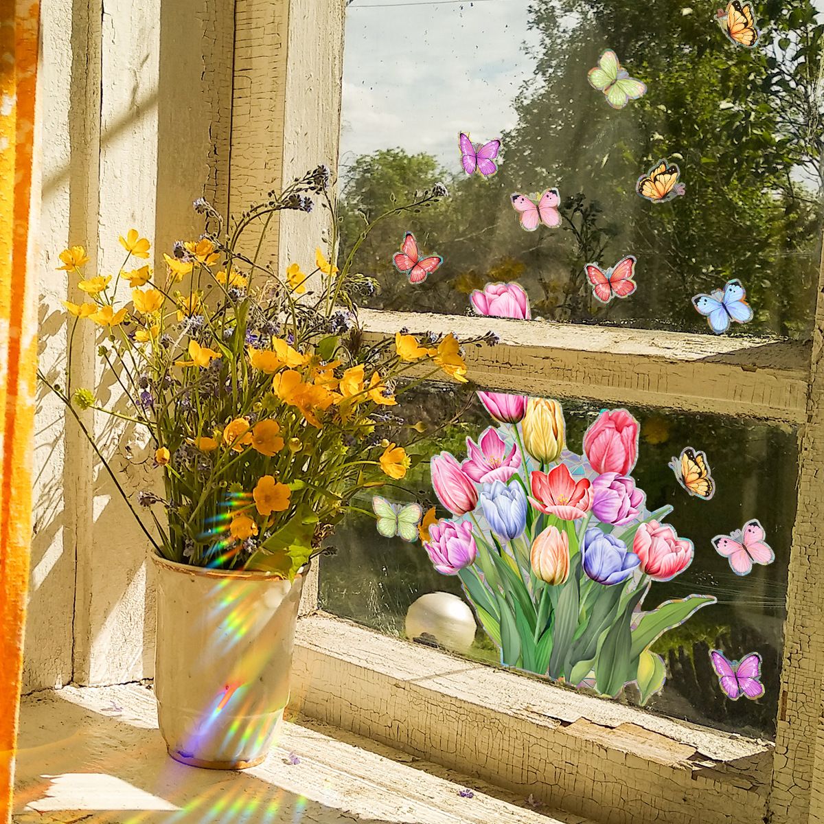 Spring Summer Window Cling Sticker view 3