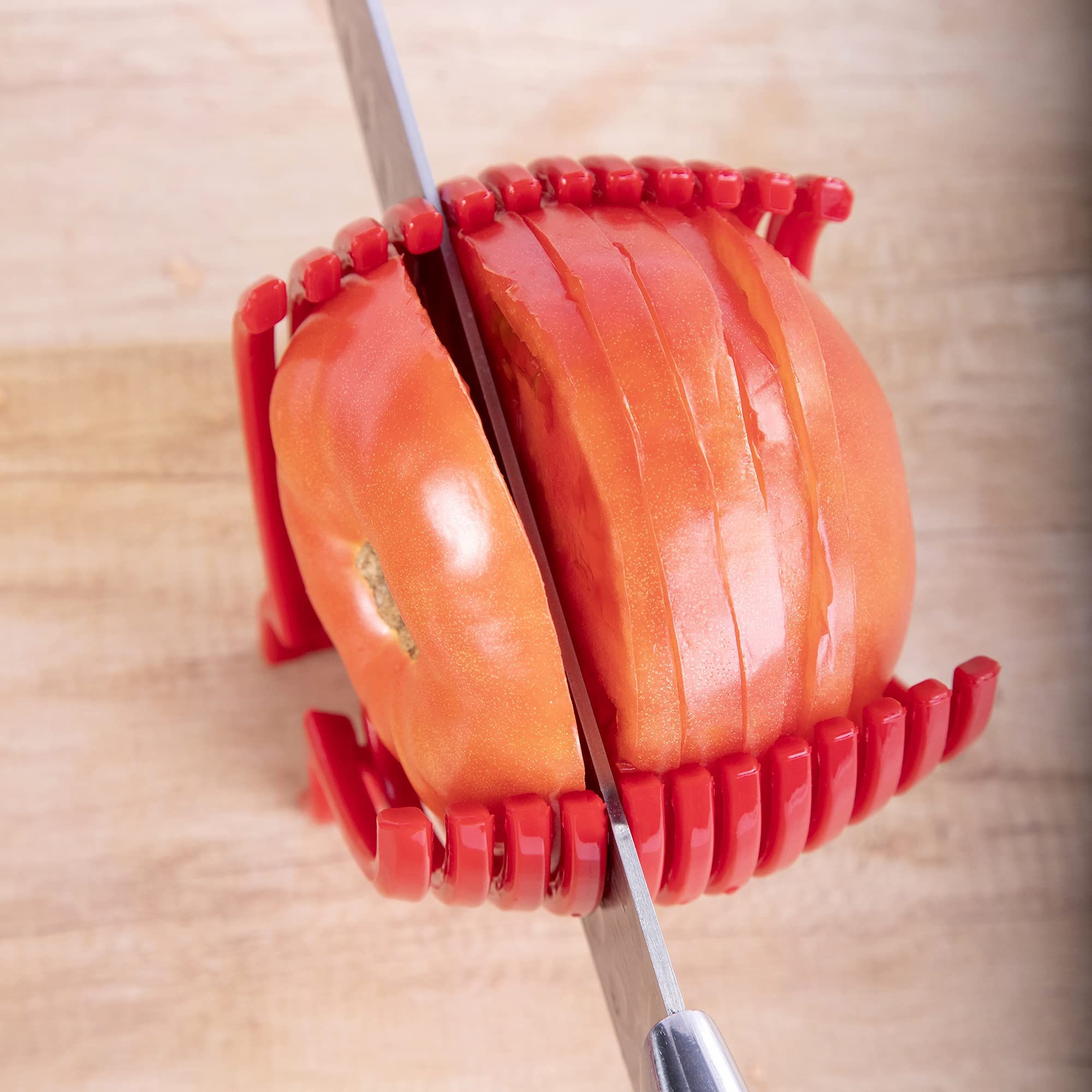 Multi use Tomato Slicer Holder Potatoes Round Fruits Vegetables Tools Kitchen