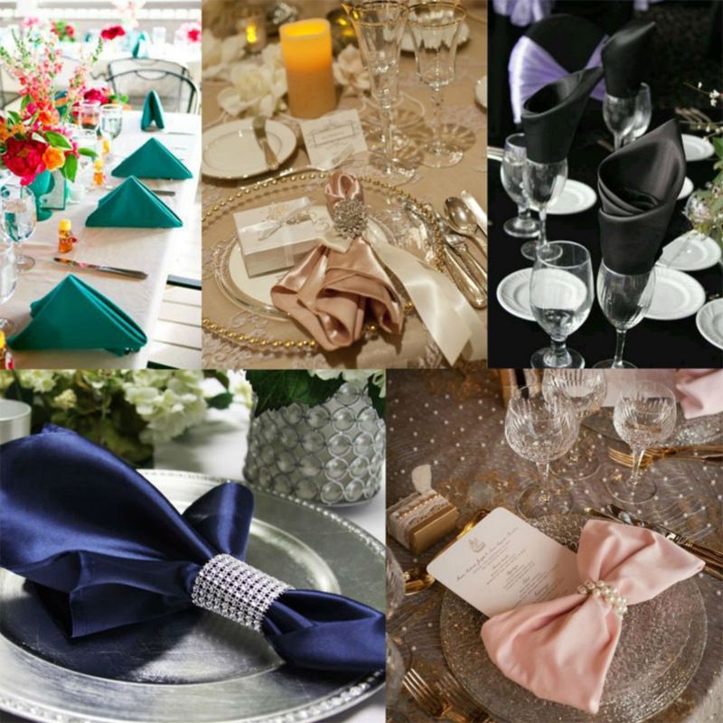 20 pcs Napkin Rings,Bling Napkin Rings Buckles for Table — image 1