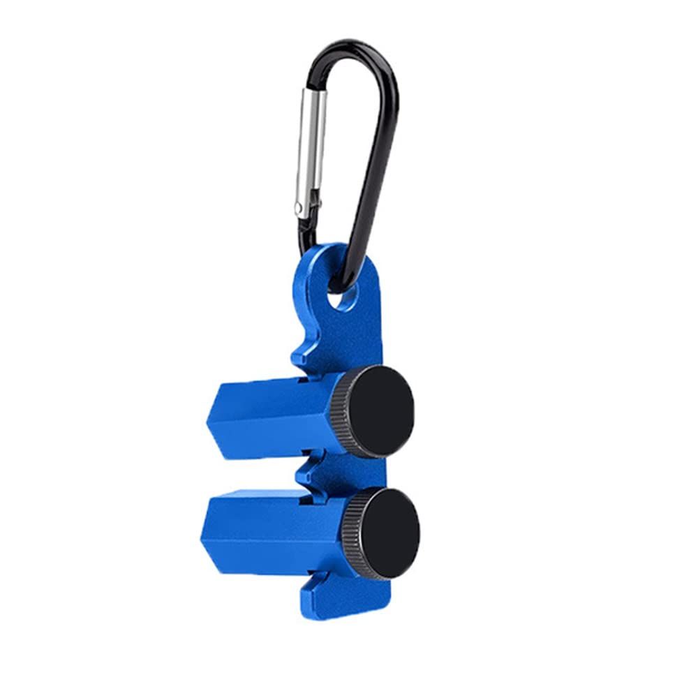 Tall Stair Gauges for Framing Square with Holder and Carabiner Stair Stringer — image 1