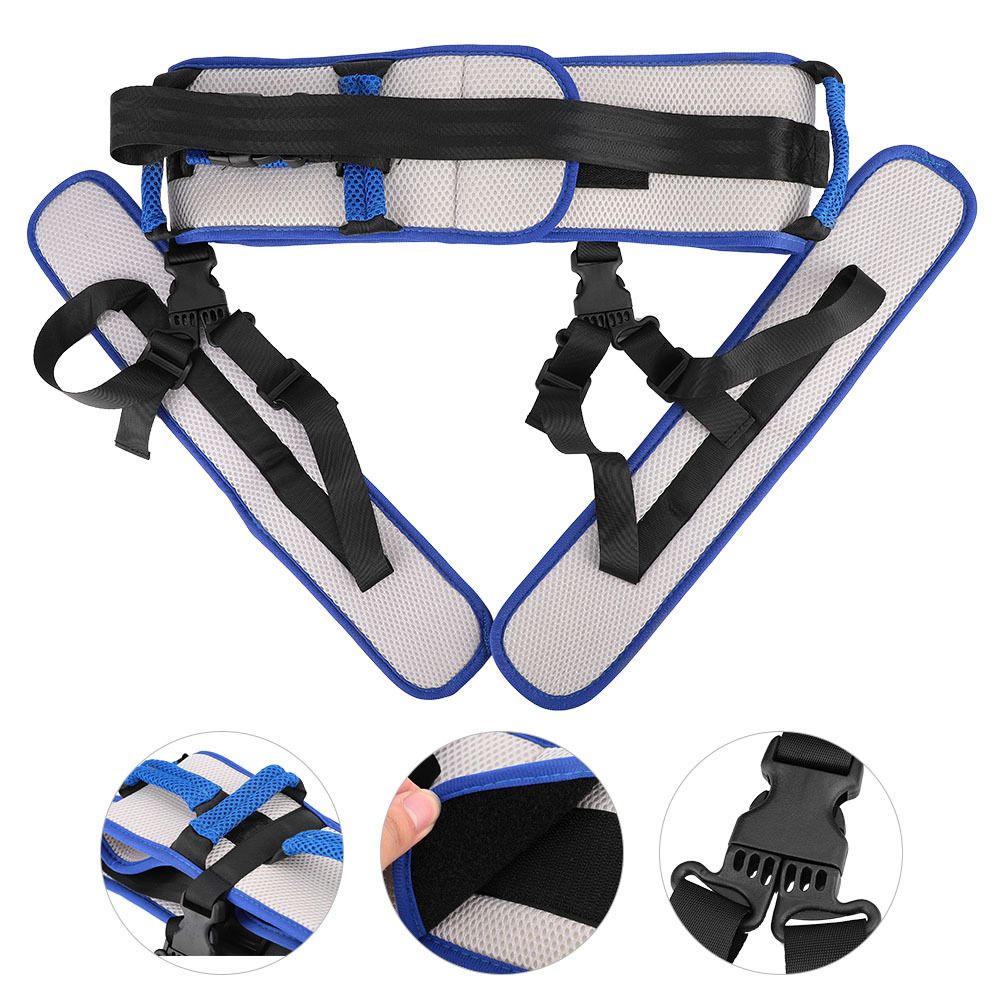Padded Gait Belt Rehabilitation Auxiliary Belt Get Up Shift Standing Training — image 1