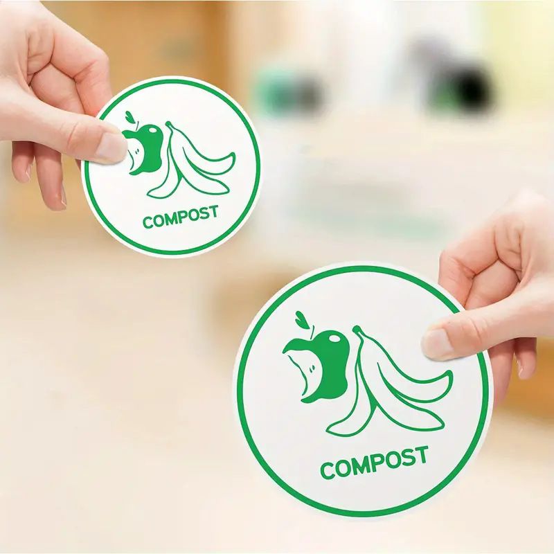 Recycling Stickers for Trash Can view 3