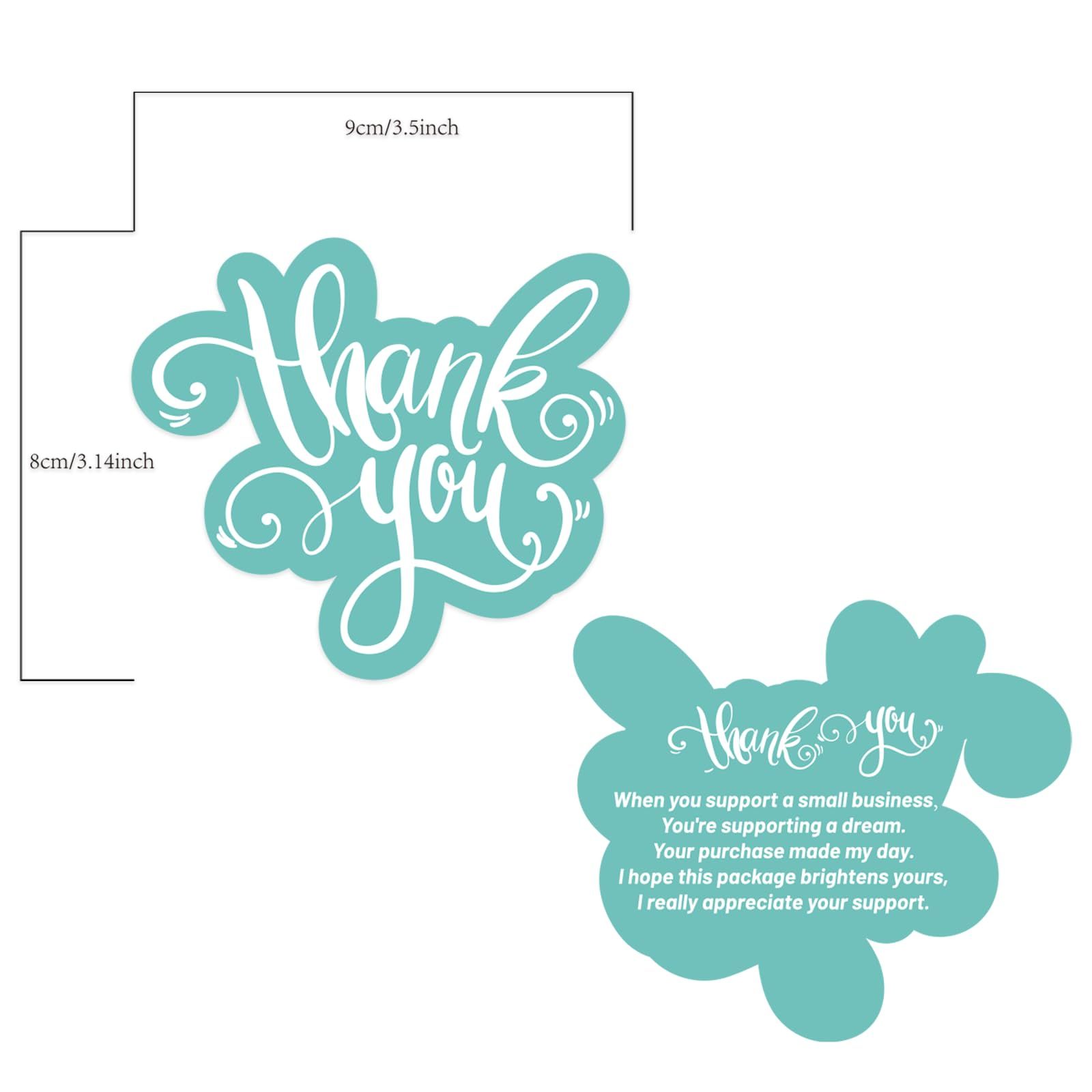 50 Green Small Business Thank You Cards view 5