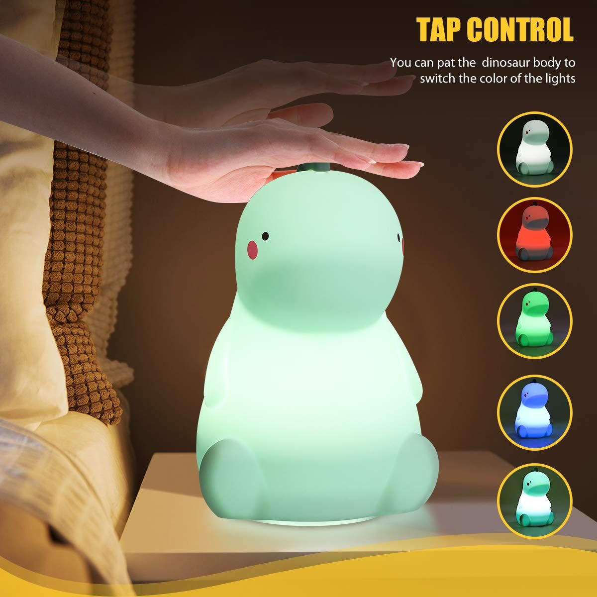 Dinosaur Night Light for Kids view 5