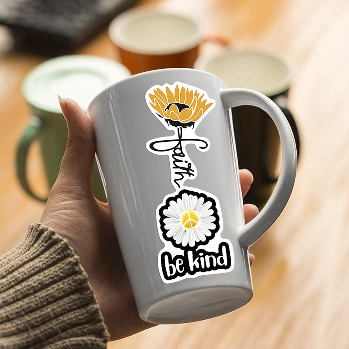 50Pcs Sunflower Stickers Decals view 5