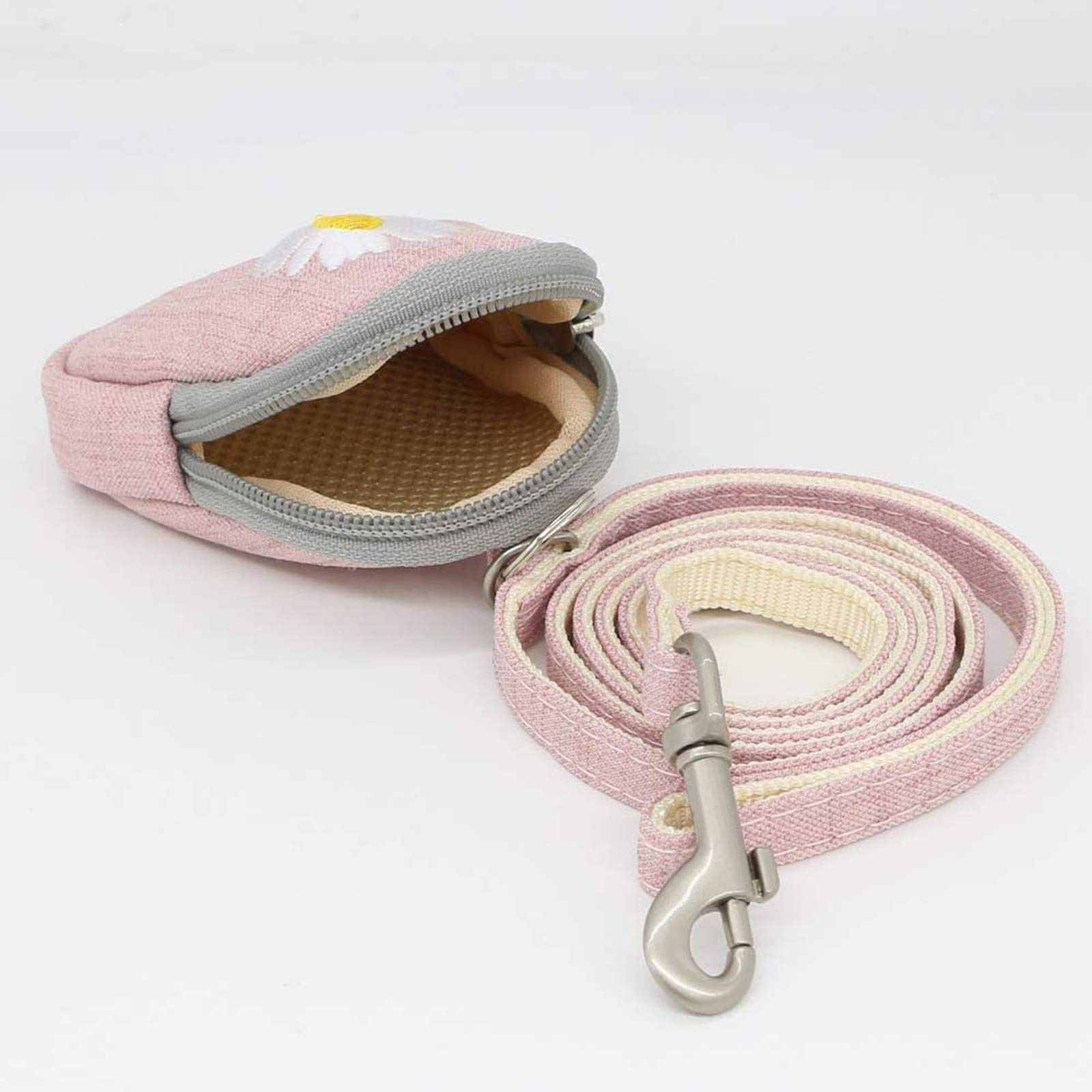Cute Small Dog Harness and Leash Set with Bags No Pull Daisy Dog Vest Harness view 4
