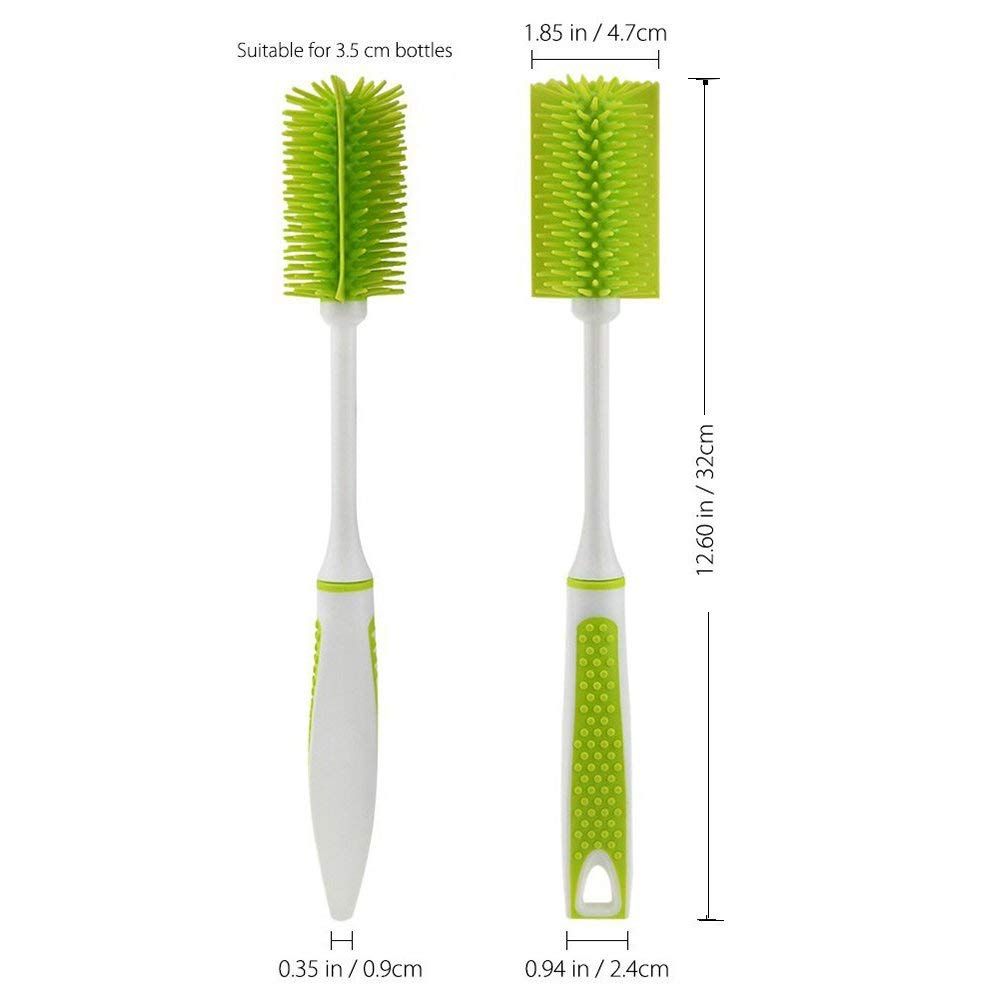 (Pack of 3) Bottle Brush Dishwashing Cleaning Brush Set view 2