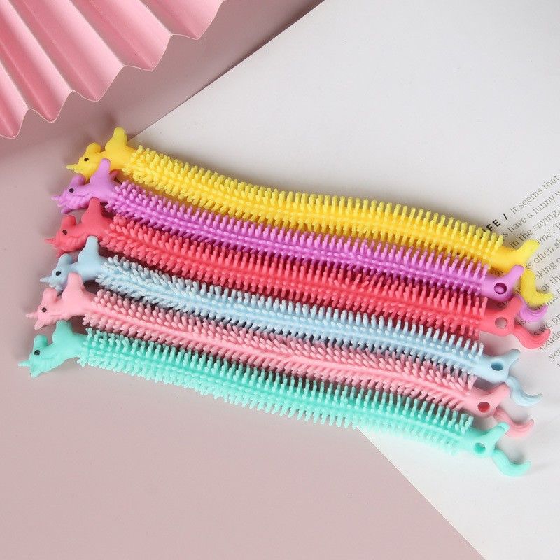10 PCS Stretchy Toy,Sensory Worm Stretch Toys,Muticolor Stretchy Strings Toy view 4