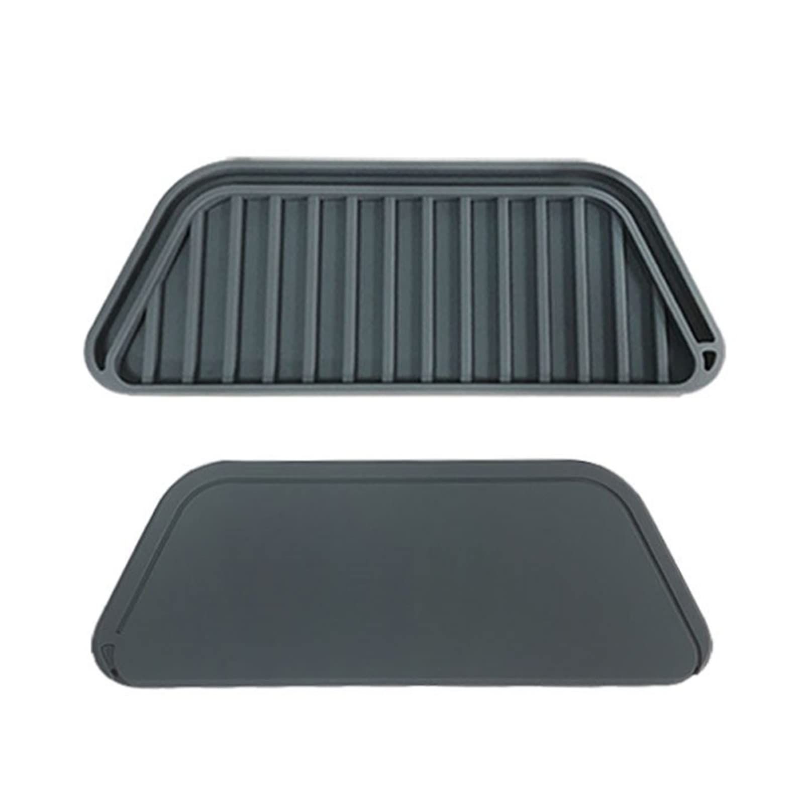2pcs Refrigerator Drip Tray Silicone Refrigerator Drip Catcher Cuttable view 4