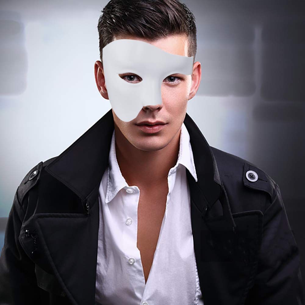 Men's Phantom Of The Opera Vintage Design Venetian Carnival Masquerade Mask view 3