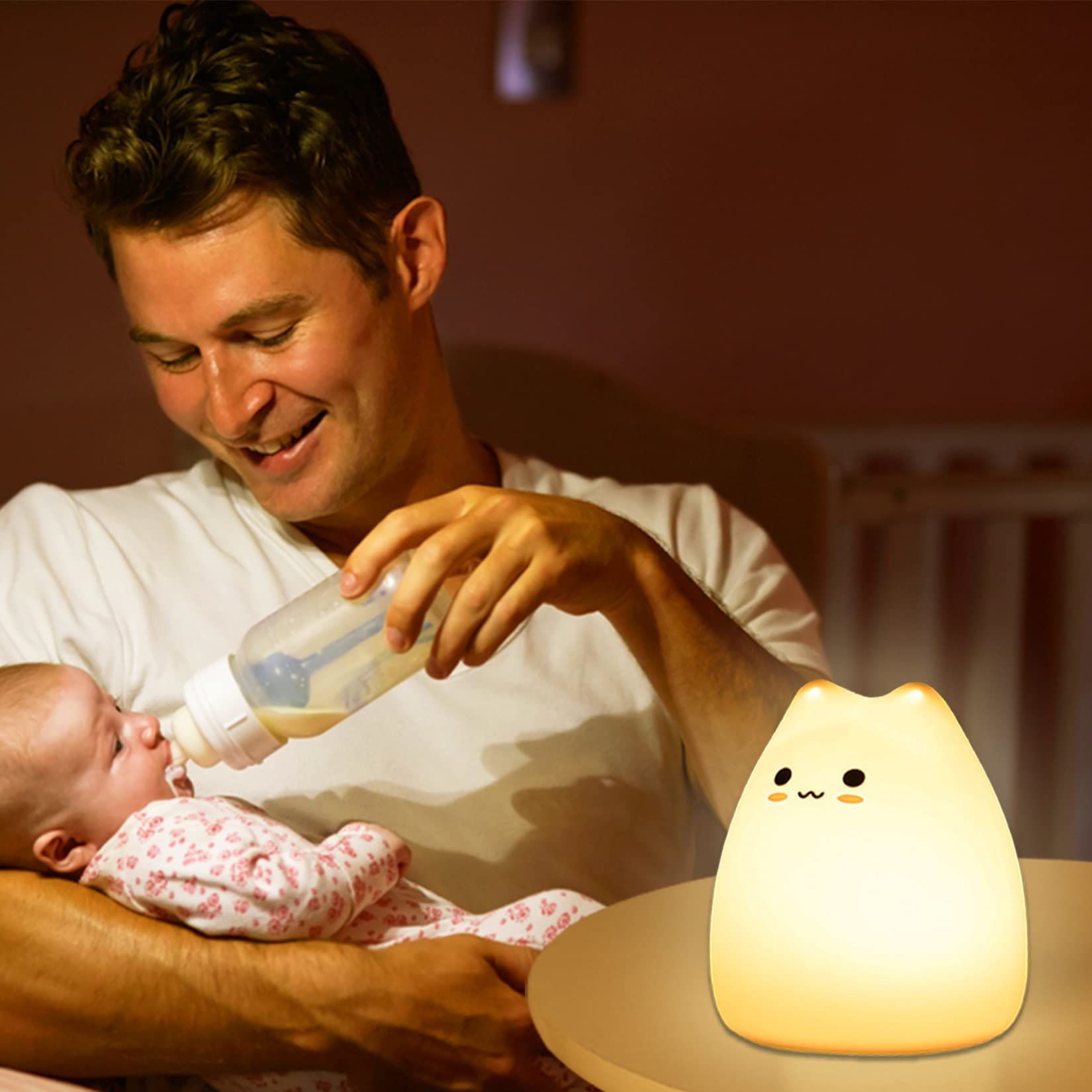Cat Night Light for Kids view 3
