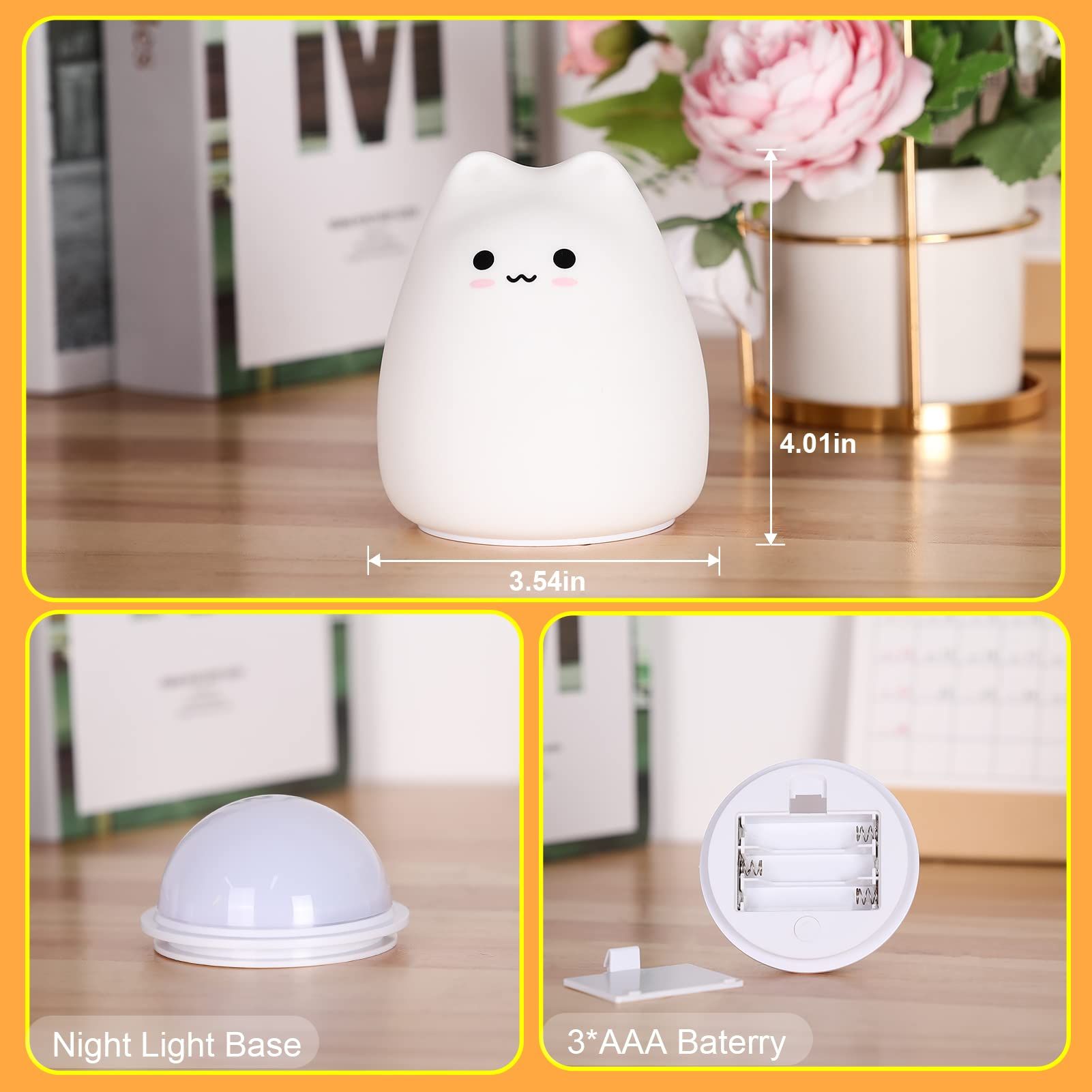 Cat Night Light for Kids view 4