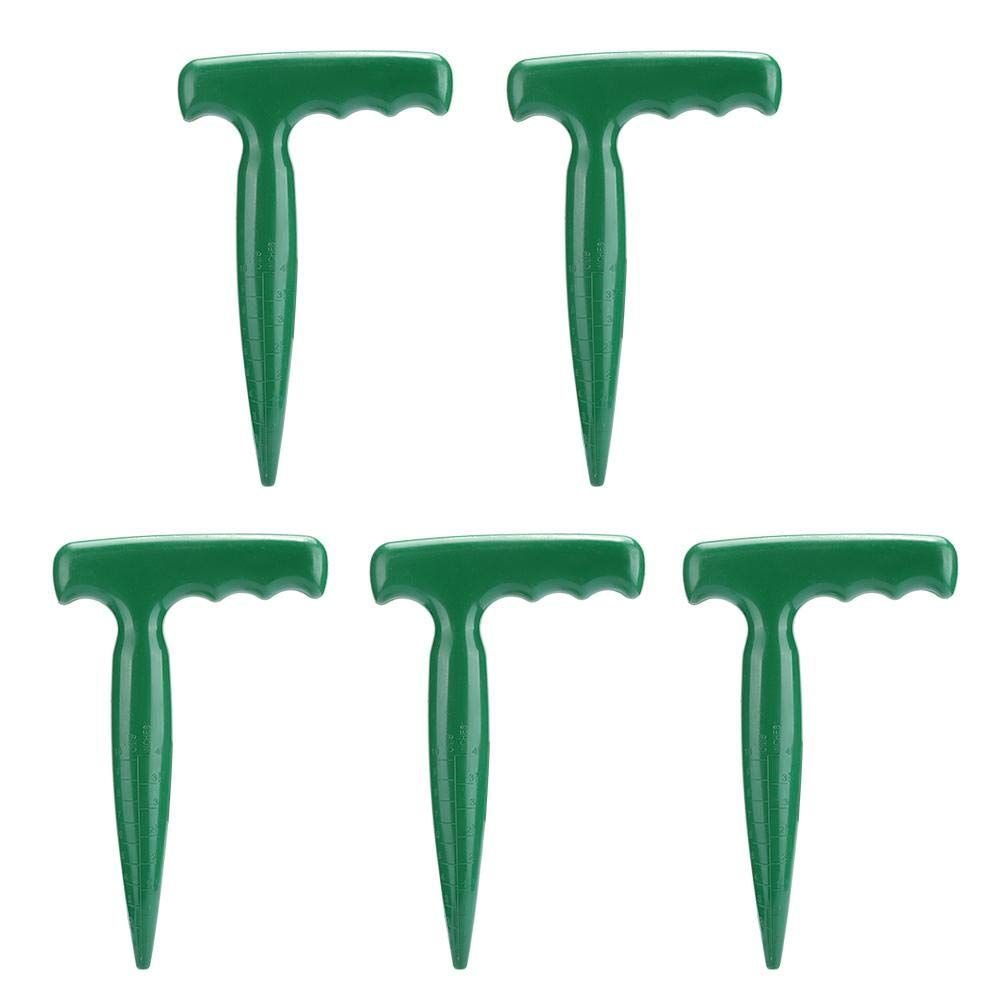 5Pcs Handheld Plastic Transplanting Widger Planting Tools Dibber Soil Digger — image 1