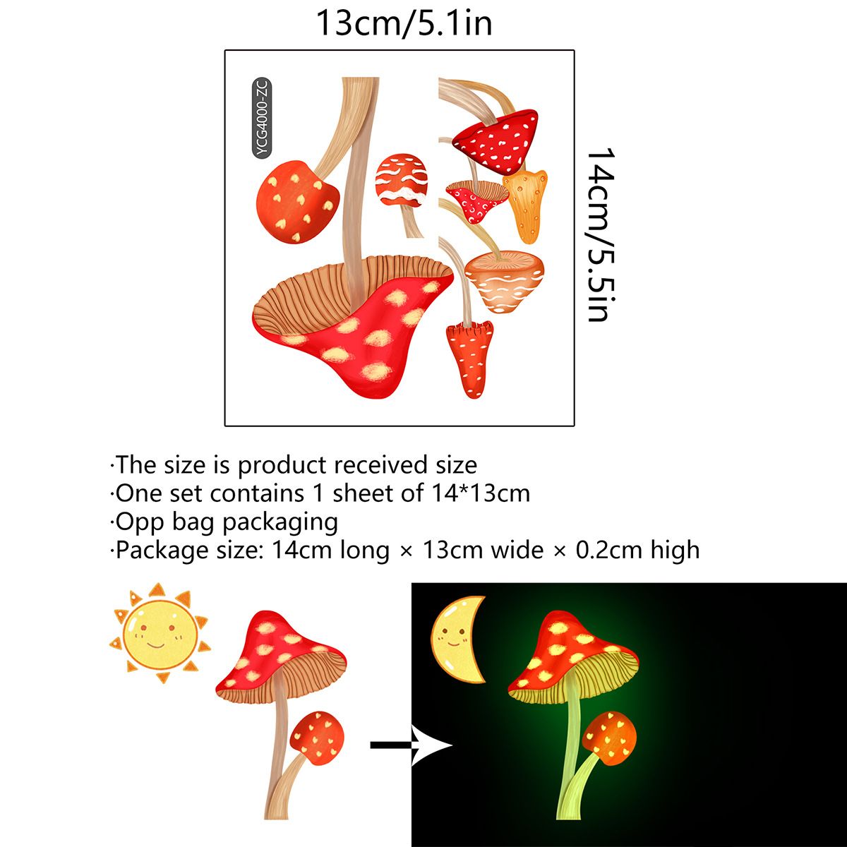 3D Butterfly Switch Wall Stickers-Glow in Dark Cute Panda Love Heart Window view 2