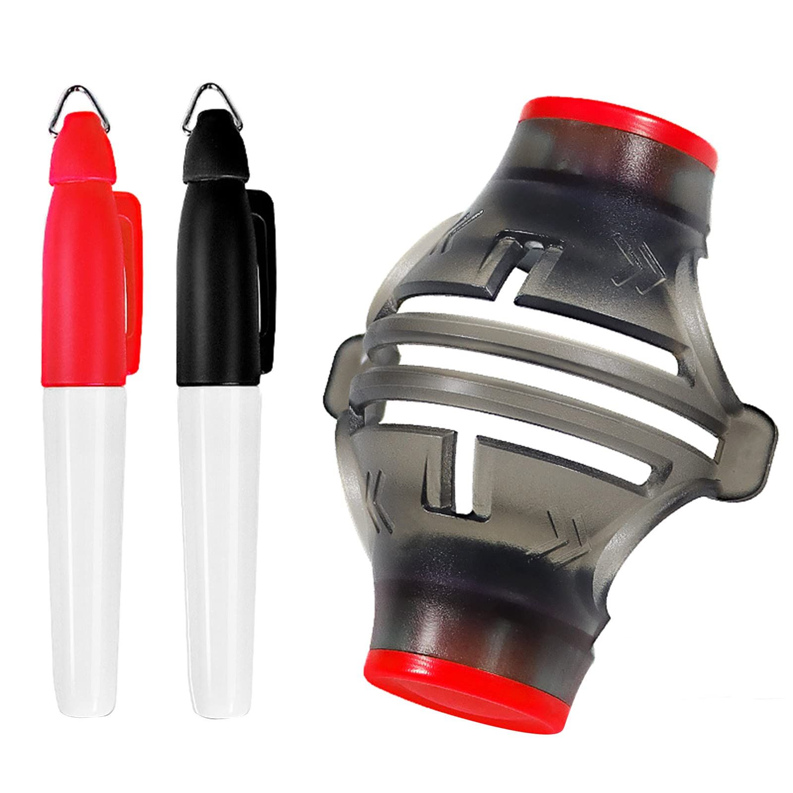 Golf Ball Line Marker 360-Degree Rotation Drawing Tool and Mark Pens Set — image 1