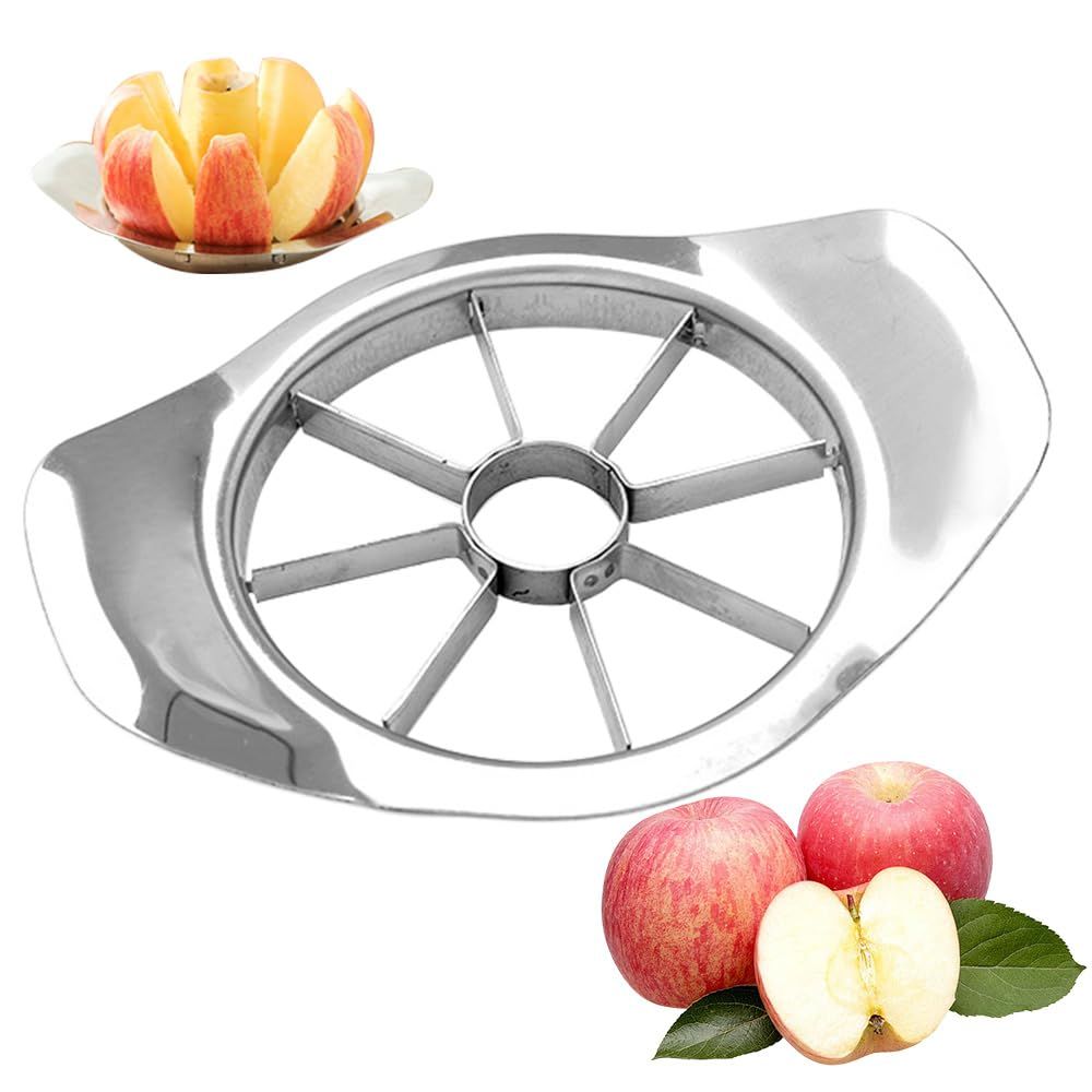 Apple Corer and Slicer,NEW Flapple Apple Cutter Made of stainless steel