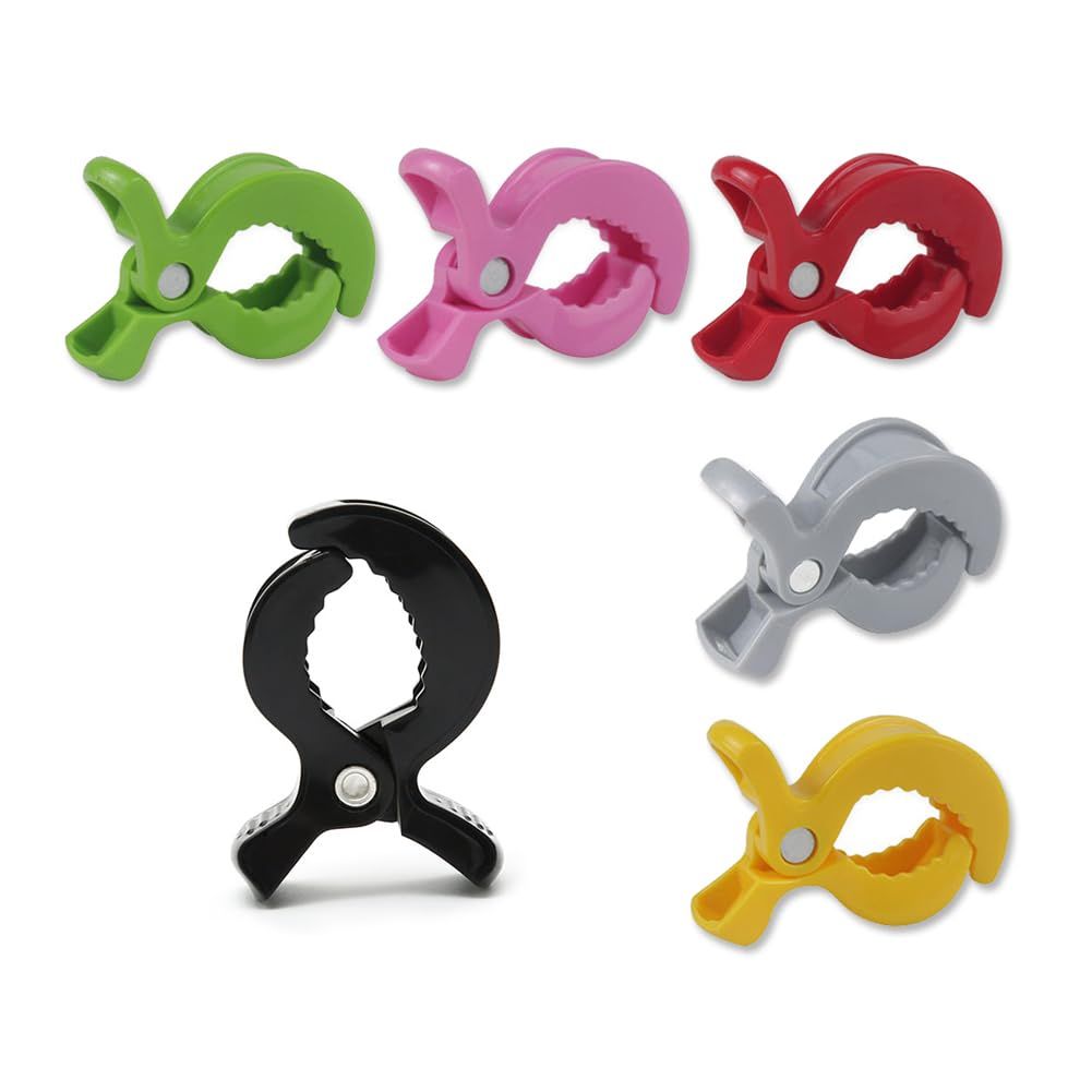 6 PCS Colorful Stroller Clip — image 1