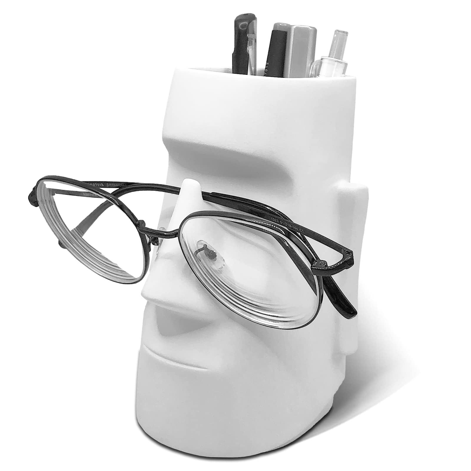 Pen Holder for Desk, Pencil Holder with Glasses Holder, Makeup Brush Holder — image 1