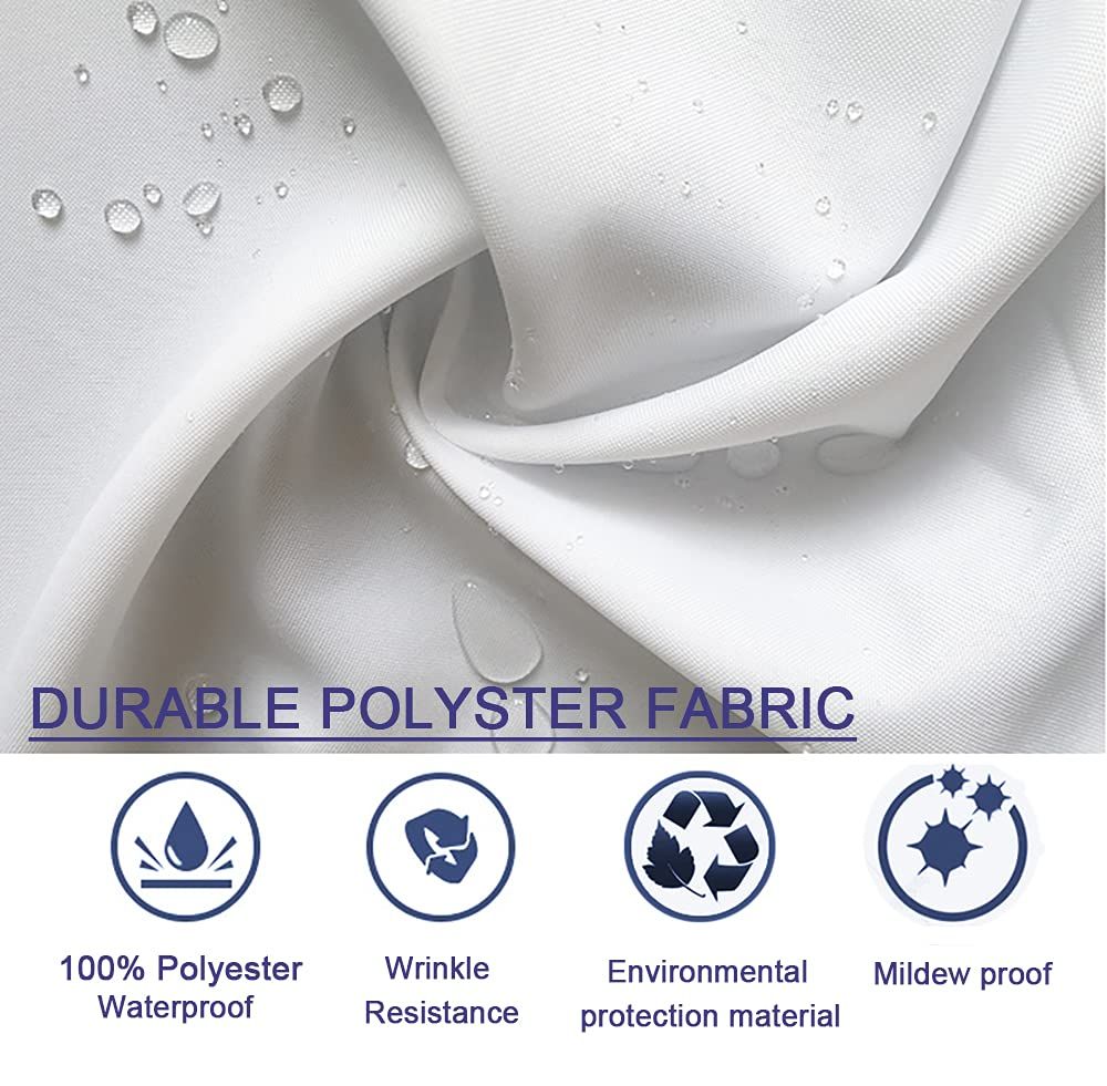 Shower Curtain,72"x72" Waterproof Thickening Type,Bathroom Decor,Shower view 5