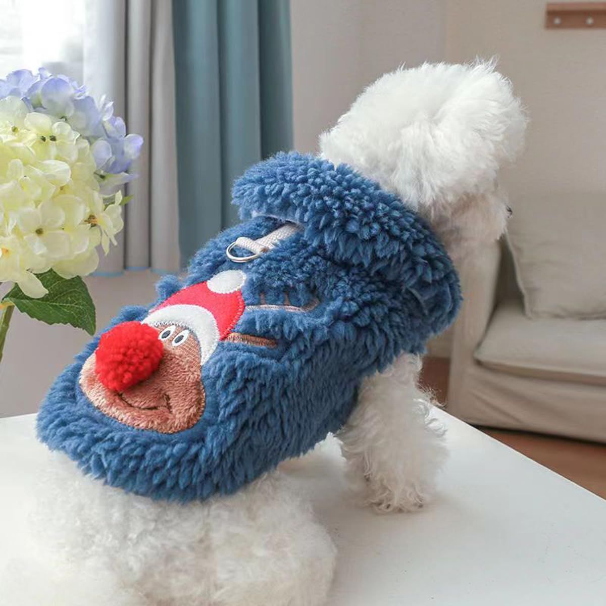 Christmas Dog Clothes Winter Outfits Small Dog Sweater Vest Dog Sweaters for view 2