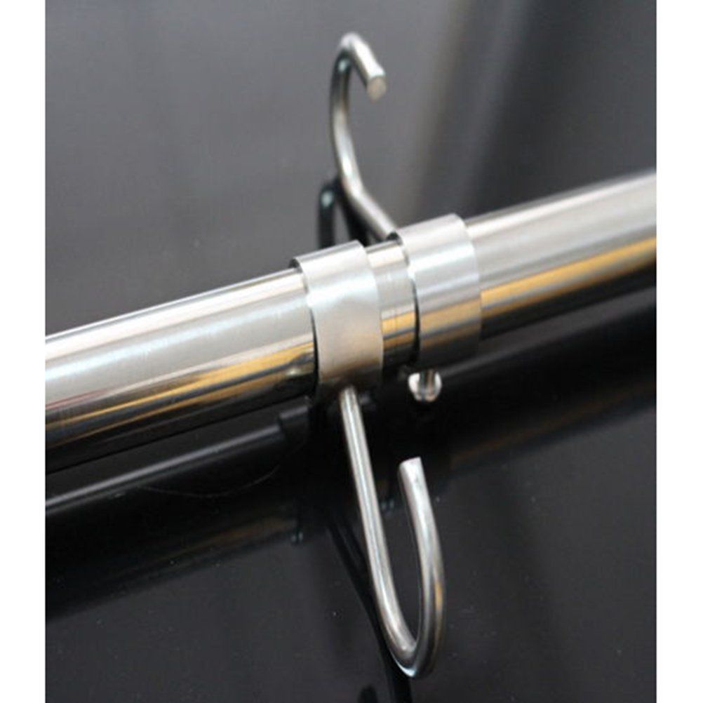 10Pcs 26mm/1.02inch Kitchen Pan Hooks Stainless Steel Pot Hooks Wall Rod view 2