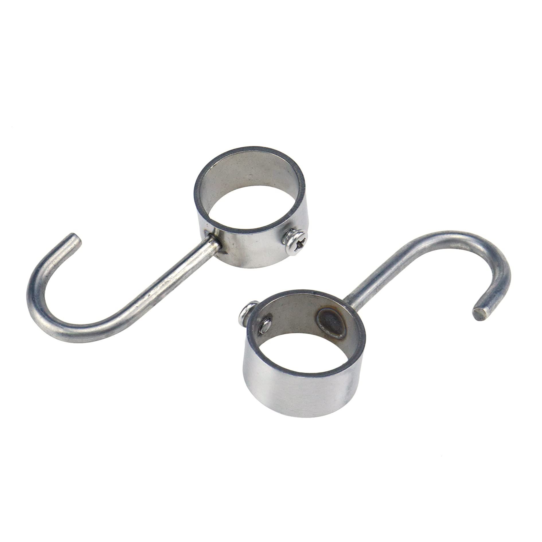 10Pcs 26mm/1.02inch Kitchen Pan Hooks Stainless Steel Pot Hooks Wall Rod view 3