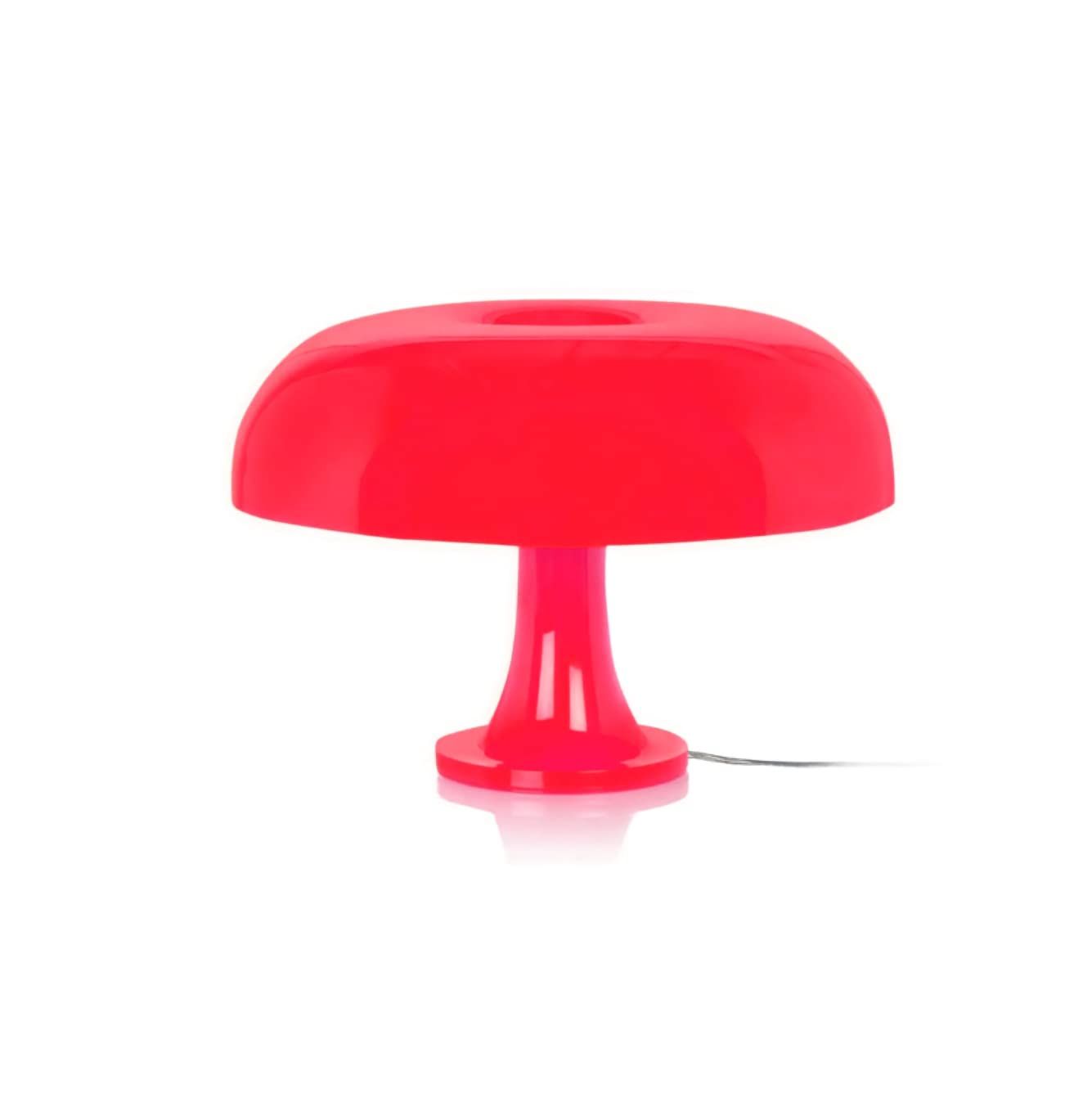 Red Mushroom Lamp for Room Aesthetic Modern Lighting for Bedroom Mid Century lamp — image 1