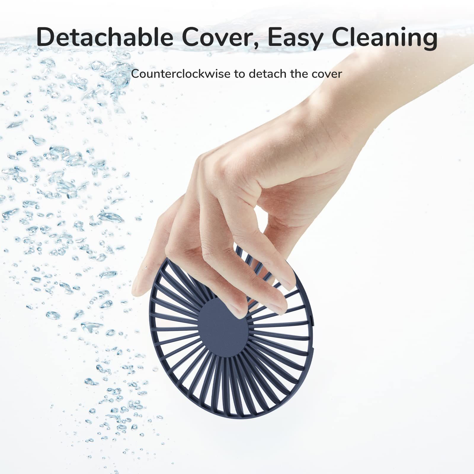 Handheld Fan [30H Max Cooling Time] Mini Portable Hand Fan view 5