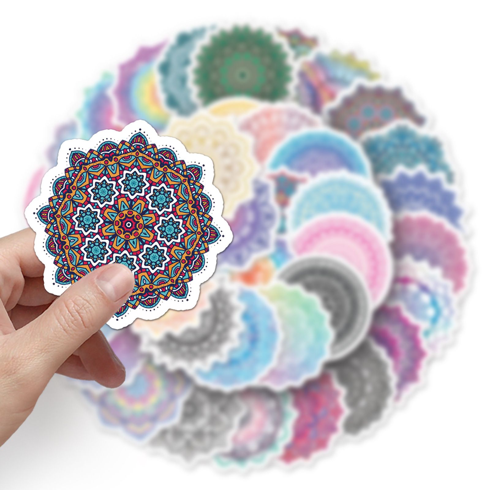 Datura Mandala Stickers 50 Pcs view 4
