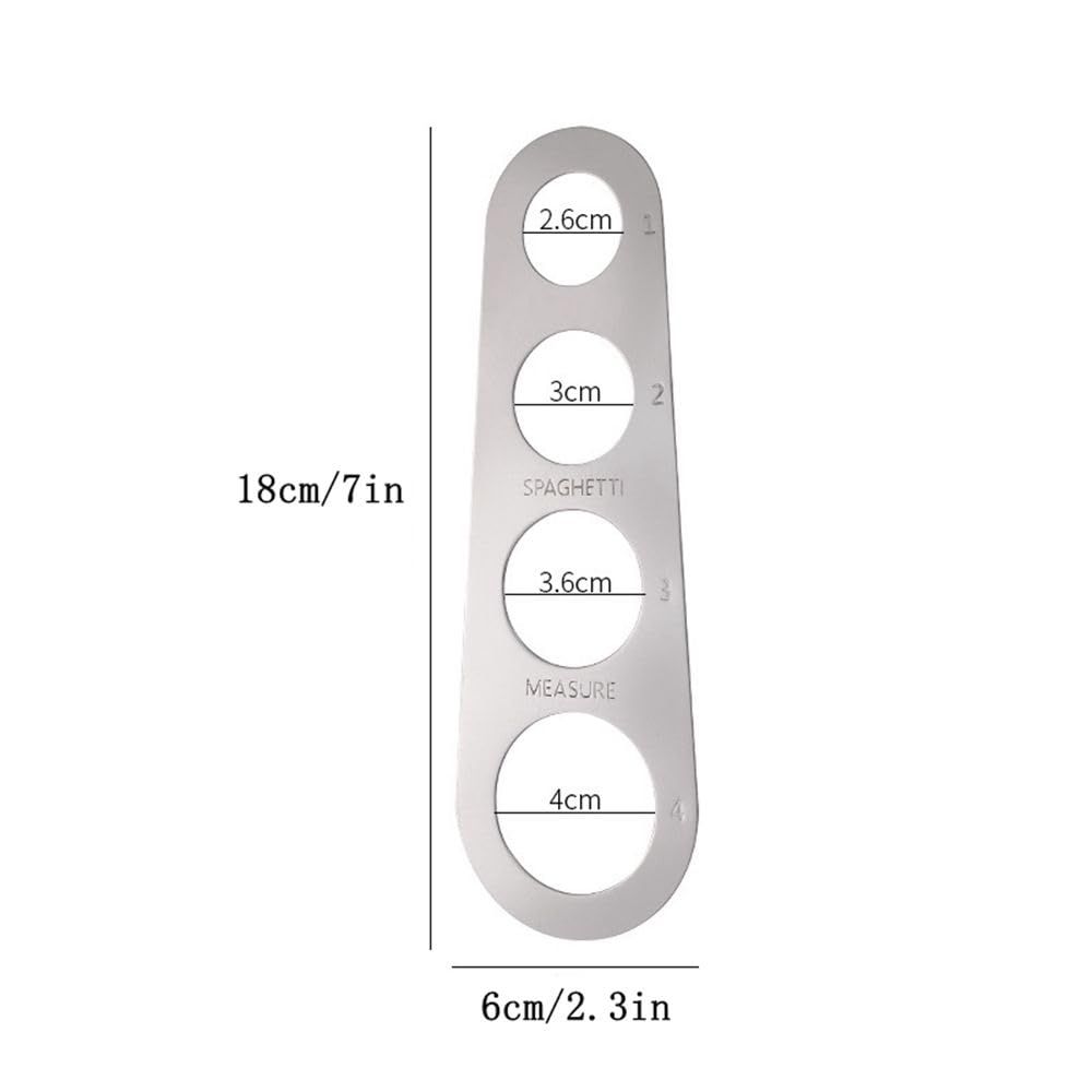Stainless Steel Spaghetti Measurer Tool Quick Pasta Measuring Tool for Kitchen view 2