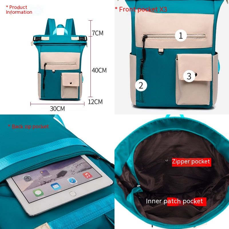 Nurse Work Business Travel Backpack Bag view 2