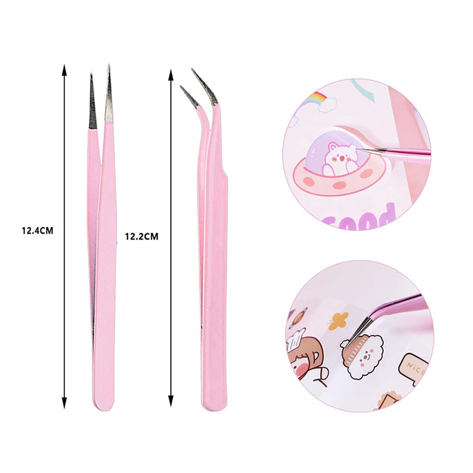 4PCS Precision Tweezers Set view 2