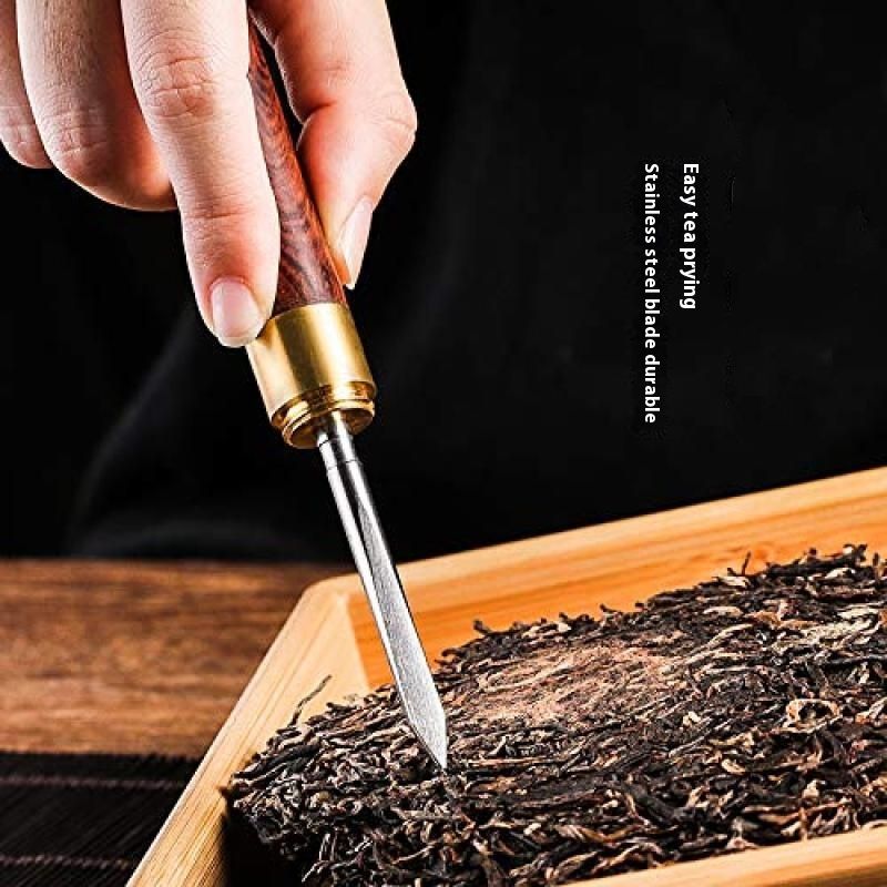 Blackwood Puer Puerh Tea Knife Needle Professional Tool for Breaking Prying view 4