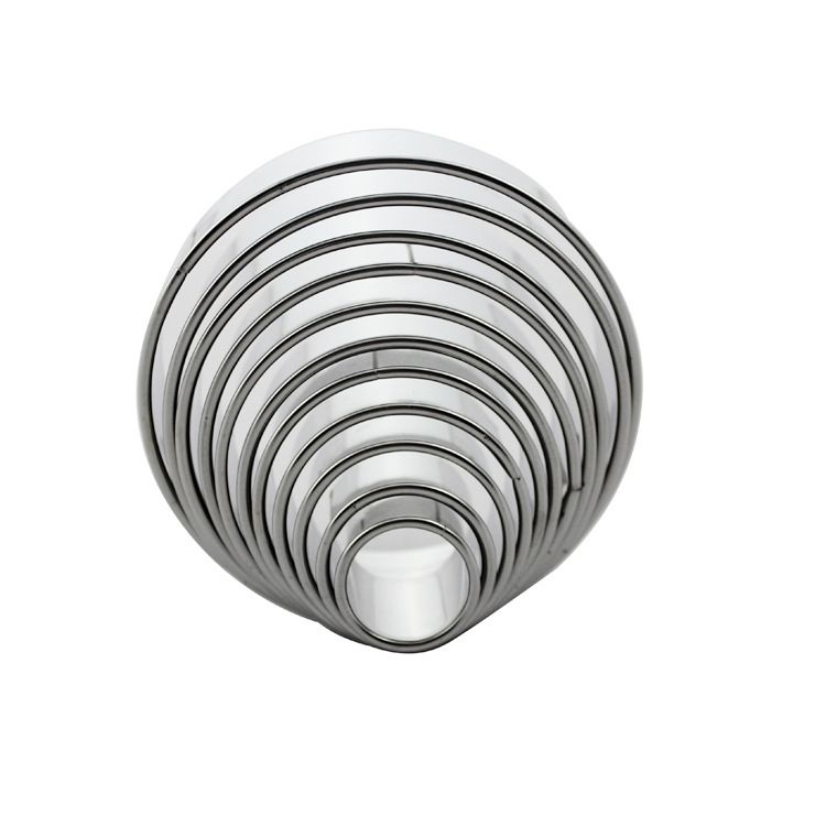 Stainless Steel Round Cookie Cutter Set — image 1