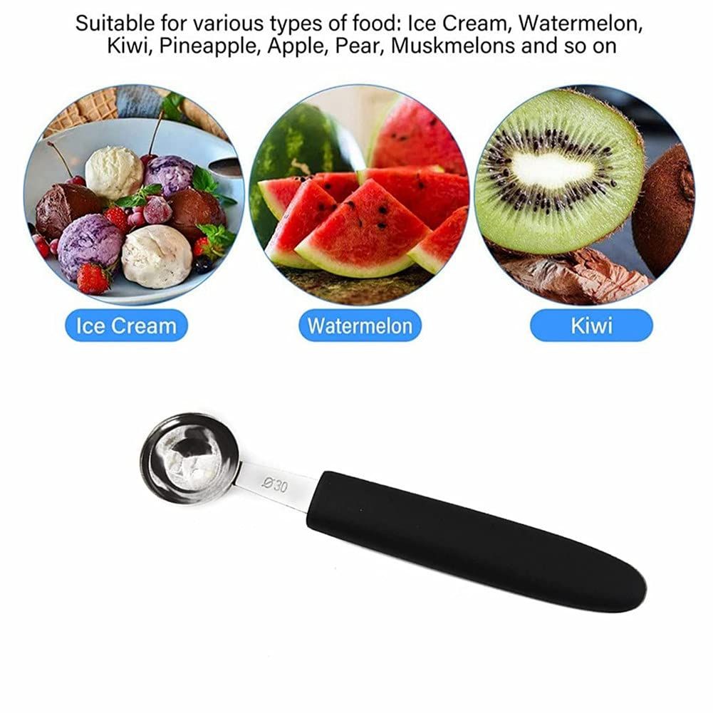 Stainless Steel Fruit Melon Baller Spoon Cutter view 5
